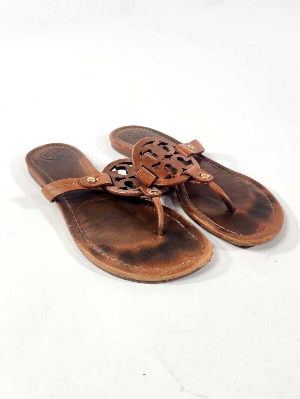 Tory Burch Miller Brown Sandals Size 7.5